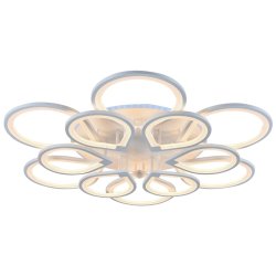 Светодиодная диммируемая люстра с ПДУ Profit Light 8000/6+6 WHT