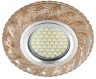 Встраиваемый светильник с LED подсветкой Fametto Luciole DLS-L147 Gu5.3 Glassy/Tea (UL-00003898)
