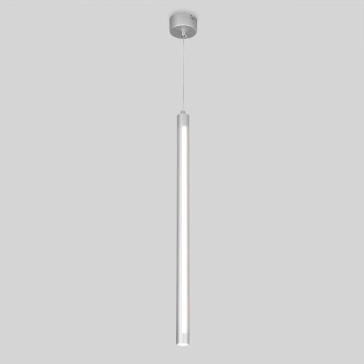 Подвесной светодиодный светильник Eurosvet Strong 50189/1 LED серебро (a048076)