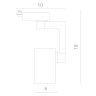 Трековый светодиодный светильник Arte Lamp Traccia A2310PL-1BK