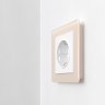 Рамка на 1 пост Acrylic (айвори) Werkel W0012743