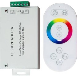 Контроллер для светодиодной ленты с П/У белый, 18А12-24V, LD56 21558