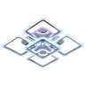 Светодиодная диммируемая люстра с ПДУ Profit Light 8075/4+1 CHR