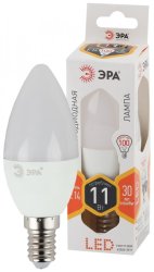 Светодиодная лампа E14 11W 2700К (теплый) Эра LED B35-11W-827-E14 (Б0032980)