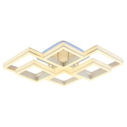 Светодиодная диммируемая люстра с ПДУ Profit Light 6000/6 WHT 396W+10W RGB