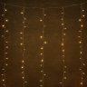 Электрогирлянда Занавес Vegas 96 теп. LED, 8 реж., 6 нит., блок пит., размер 1,5х1,5+5м, IP44 220V/4,5V 55147