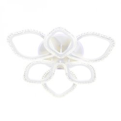 Потолочная диммируемая люстра с пультом ДУ Escada Bubble 10251/6LED BL White