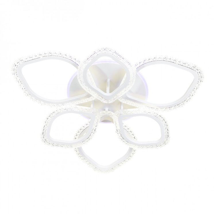 Потолочная диммируемая люстра с пультом ДУ Escada Bubble 10251/6LED BL White