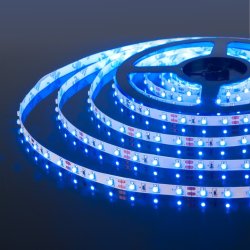 5м. Светодиодная лента синего цвета 2835, 4,8W, 12V, 60LED/m, IP20 Elektrostandard (a040994)