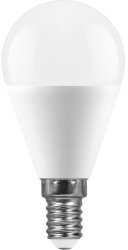 Светодиодная лампа E14 13W 6400K (холодный) G45 Feron LB-950 38103