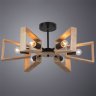 Потолочная люстра на штанге Arte Lamp Brussels с поддержкой Маруся A8030PL-6BK-М