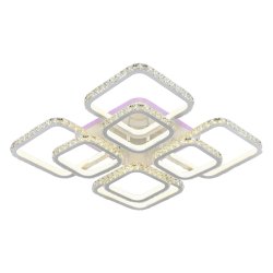 Светодиодная люстра с пультом д/у Profit Light 8010/4+4 WHT
