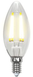 Филаментная светодиодная лампа E27 10W 3000K (теплый) Air Uniel LED-G95-10  LED-C35-7.5W-WW-E14-CL GLA01TR