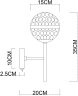 Бра Arte Lamp Delacrua A7770AP-1PB