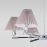 Подвесная люстра Peony Eurosvet 60136/6 хром/серый