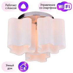 Потолочная люстра Arte Lamp Serenata с поддержкой Алиса A3479PL-3CC-A