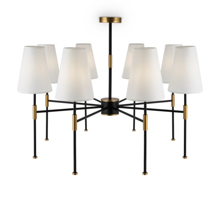 Люстра на штанге Freya Tida FR5196PL-08BBS