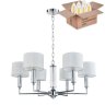 Подвесная люстра с лампочками Favourite Laciness 2607-6P+Lamps E14 Свеча