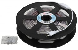20м. Светодиодная влагозащищенная лента ЭРА 4,8W/m 60LED/m 5050SMD 6500K 20M LS2835-4,8-60-220-6500К-IP67-20m Б0043095