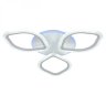 Потолочная диммируемая люстра с пультом ДУ Escada Bubble 10251/3LED BL White