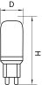 Светодиодная лампа G9 6W 3000K (теплый) JC LED Lightstar 940492