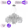 Подвесная люстра Crystal Lux с поддержкой Алиса Tenerife SP9 Silver-А