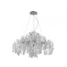 Подвесная люстра Crystal Lux с поддержкой Алиса Tenerife SP9 Silver-А