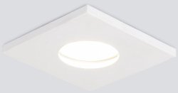 Встраиваемый влагозащищенный светильник Elektrostandard 126 MR16 белый матовый (a053364)