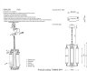 Подвесной светильник Crystal Lux TOMAS SP4 BRASS