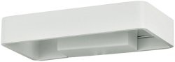 Настенный светодиодный светильник Ideal Lux Zed AP1 Square Bianco