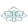 Светодиодная диммируемая люстра с ПДУ Profit Light 8029/4+4 WHT
