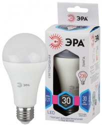 Лампа светодиодная ЭРА E27 30W 4000K матовая LED A65-30W-840-E27 Б0048016