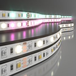 5м. Светодиодная лента белого и RGB цвета 4200К 5050, 14,4W, 24V, 60LED, IP20 Elektrostandard (a053729)