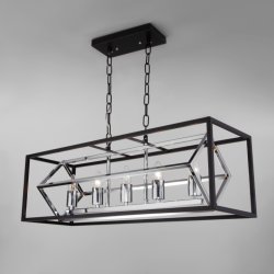 Подвесной светильник Eurosvet Crate 70122/5 черный a052335