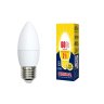 Светодиодная лампа E27 7W 3000K (теплый) Norma Volpe LED-C37-7W/WW/E27/FR/NR (UL-00003799)