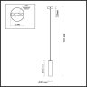 Светильник с лампочкой Odeon Light Corse 3876/1L+Lamps Gu10