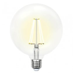 Филаментная светодиодная лампа E27 10W 3000K (теплый) Sky Uniel LED-G125-10W-WW-E27-CL PLS02WH (10534)