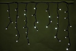 3x0.6м. Гирлянда бахрома с контроллером 140LED (теплый) A-020 LED WT 1049170