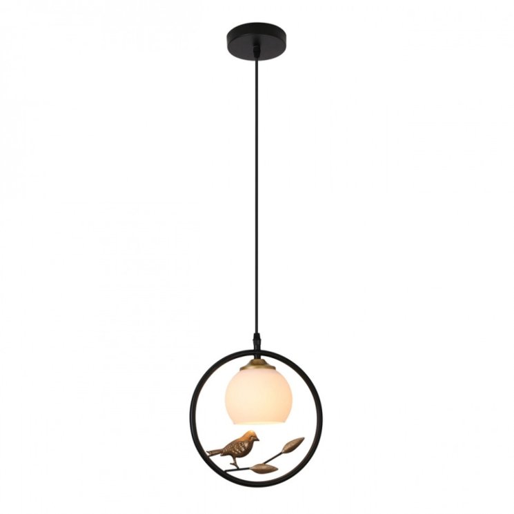 Подвесной светильник Escada 1113/1S E27*40W Black/Gold SONG