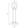 Уличный ландшафтный светильник Bolla Lightstar 373910