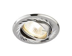 100A GU/CH Встраиваемый точечный светильник MR16 с поворотным механизмом Ambrella light Organic spot