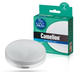 Светодиодная лампа GX53 15W 6500К (дневной свет) Camelion LED15-GX53/865/GX53 (13648)