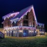 12х0,6м. Электрогирлянда Бахрома Vegas 288LED RGB свет 72 нит., блок пит IP44 220V/24V 55159
