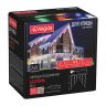 12х0,6м. Электрогирлянда Бахрома Vegas 288LED RGB свет 72 нит., блок пит IP44 220V/24V 55159