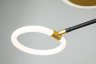 Потолочный светильник Escada 10247/8 LED LED*63W Black/Gold CASSIOPEIA
