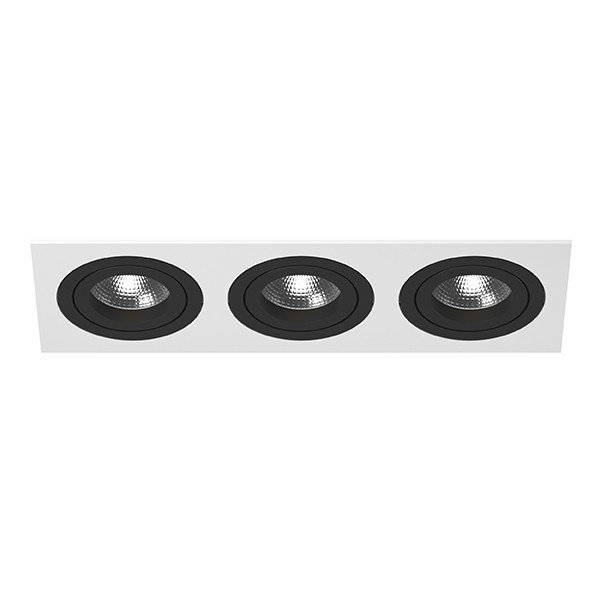 i536070707 Встраиваемый точечный светильник Intero 16 Triple Quadro Lightstar (комплект из 217536+217607+217607+217607)