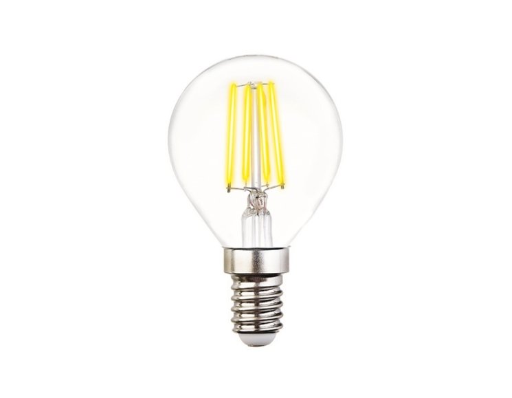 Филаментная светодиодная лампа E14 6W 4200К (белый) G45-F Filament Ambrella light (204215)