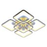 Светодиодная диммируемая люстра с ПДУ Profit Light 8057/4+1 CHR 170W+10W RGB