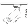 Однофазный светильник для трека Maytoni Track lamps TR004-1-GU10-MG