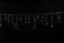 5х0,6м. Гирлянда бахрома с контроллером 180LED (белый) A-056 WT Sneha 1098755